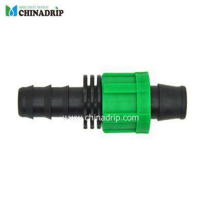 22mm drip tape barb coupling and lock connector