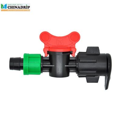 drip tape offtake valve from lay flat hose