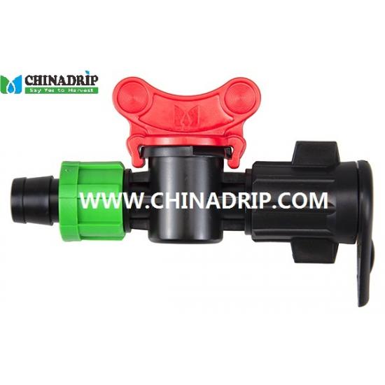 drip tape offtake valve from lay flat hose