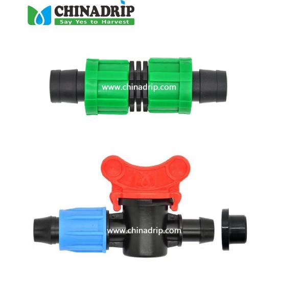 drip tape lock nut coupling