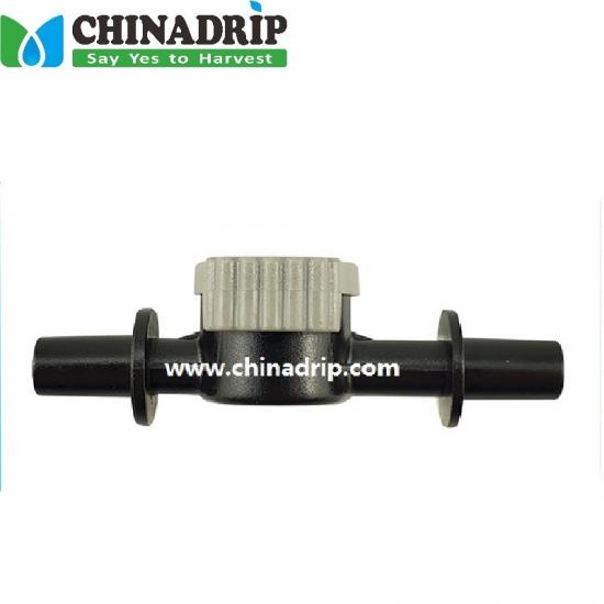 double socket anti-drainage valve for micro sprinkler